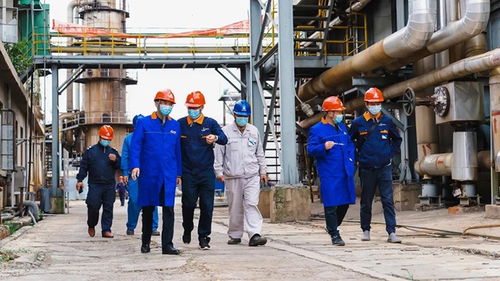 云煤（esball世博）集团党委副书记、副董事长、总司理高建嵩到解化化工分公司督导检查清静生产事情