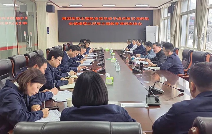 【主题教育】云煤（esball世博）集团党委委员、纪委书记、监察专员覃崇辉到镇雄煤业公司开展主题教育调研