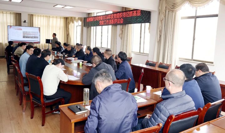 以“述”亮绩，，以“评”促干│后所煤矿公司党委召开2024年度党组织书记抓下层党建事情述职评议审核会